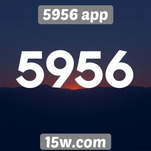 Interface do 5956 app é intuitiva e fácil de usar